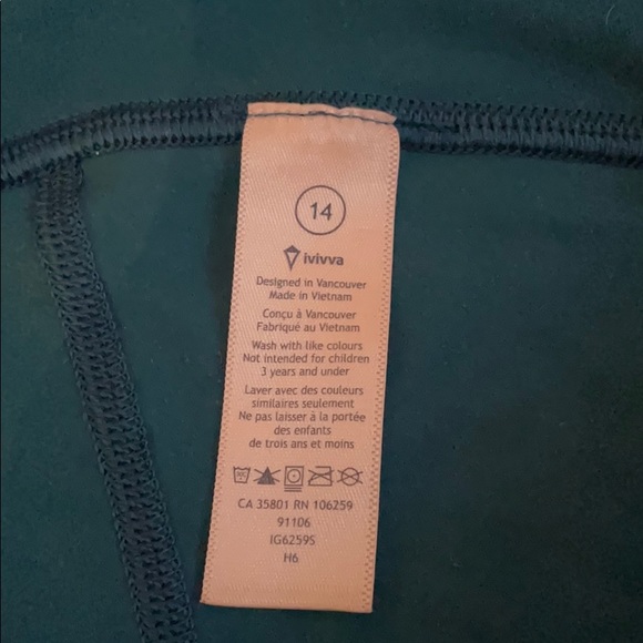 ivivva by lululemon leggings - Picture 4 of 4